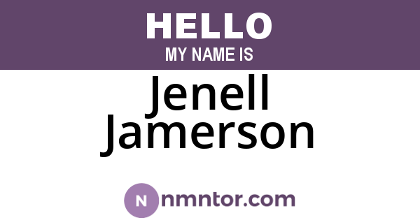 Jenell Jamerson