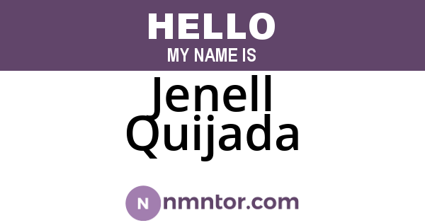 Jenell Quijada