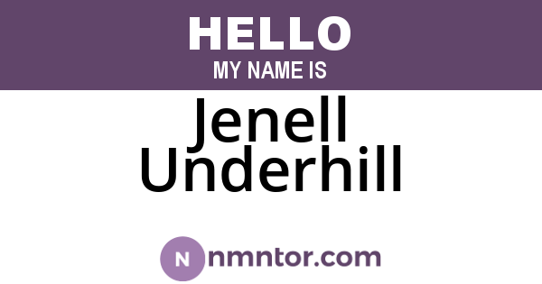 Jenell Underhill