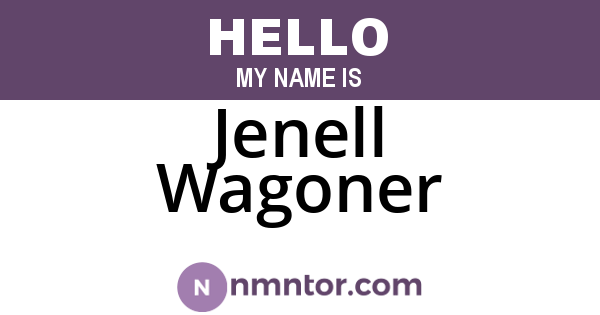 Jenell Wagoner
