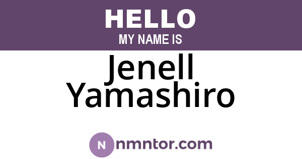 Jenell Yamashiro
