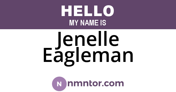 Jenelle Eagleman