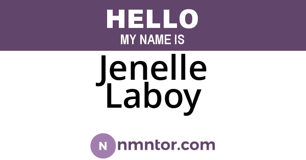 Jenelle Laboy