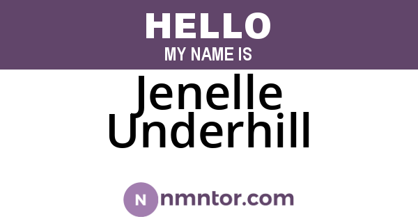 Jenelle Underhill