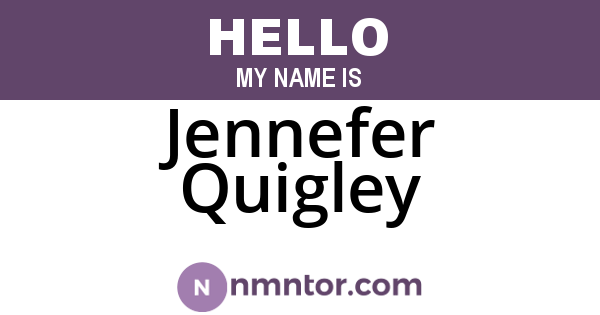 Jennefer Quigley
