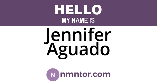 Jennifer Aguado