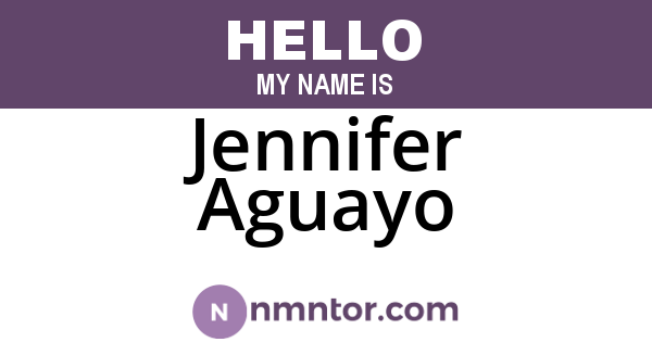 Jennifer Aguayo