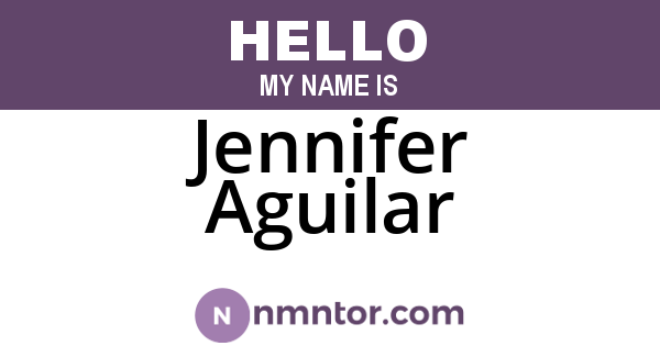 Jennifer Aguilar