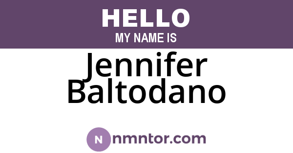 Jennifer Baltodano