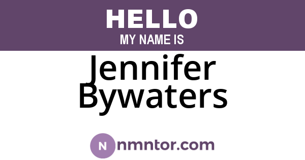 Jennifer Bywaters
