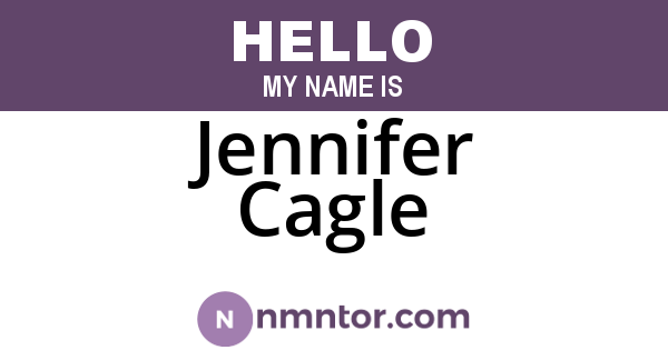 Jennifer Cagle