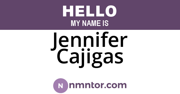 Jennifer Cajigas