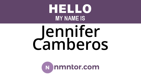 Jennifer Camberos