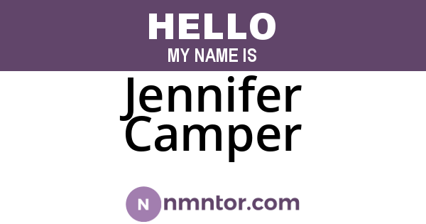 Jennifer Camper