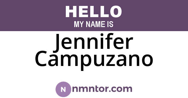 Jennifer Campuzano