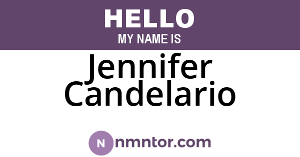 Jennifer Candelario