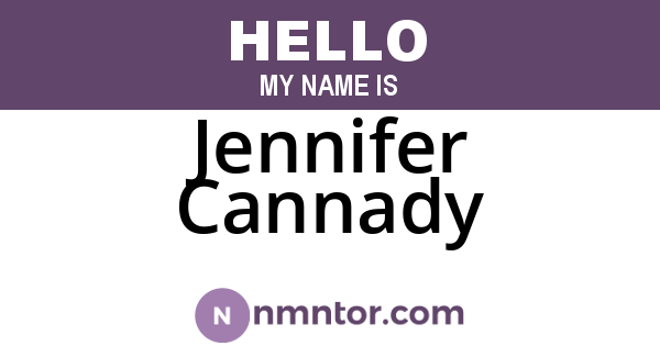 Jennifer Cannady