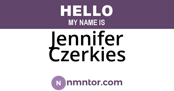 Jennifer Czerkies