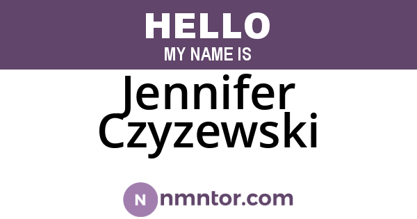 Jennifer Czyzewski