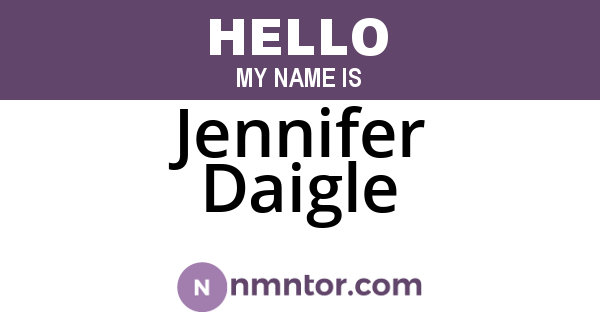 Jennifer Daigle