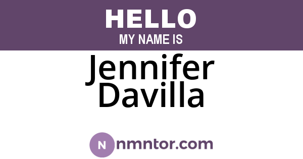 Jennifer Davilla