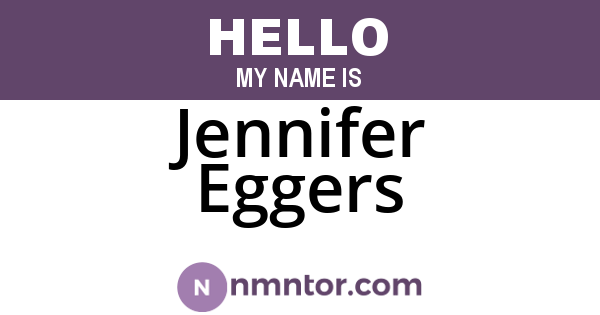 Jennifer Eggers