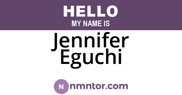 Jennifer Eguchi