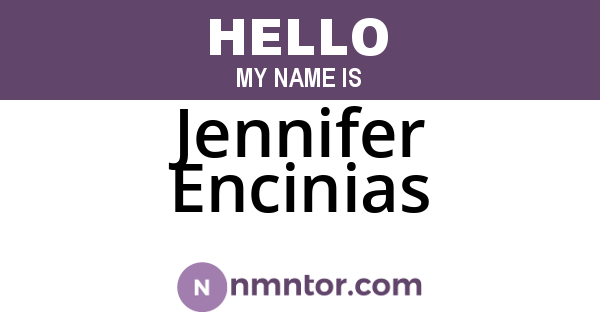 Jennifer Encinias