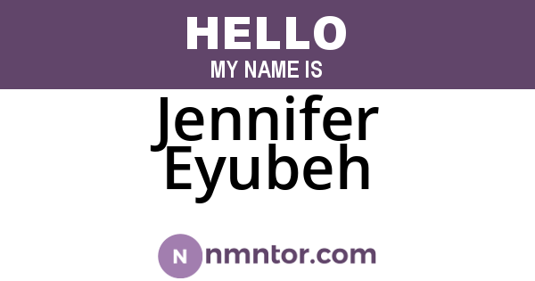 Jennifer Eyubeh