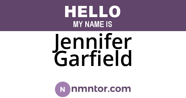 Jennifer Garfield