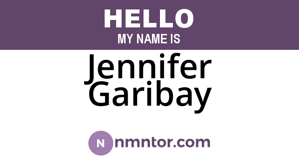 Jennifer Garibay