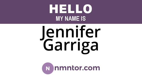Jennifer Garriga