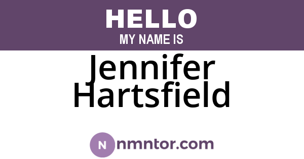 Jennifer Hartsfield