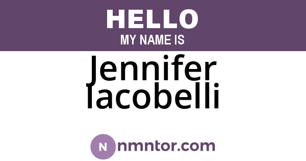 Jennifer Iacobelli