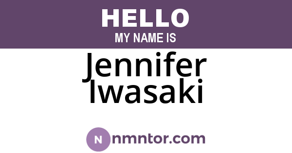 Jennifer Iwasaki