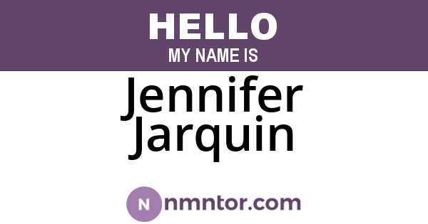 Jennifer Jarquin