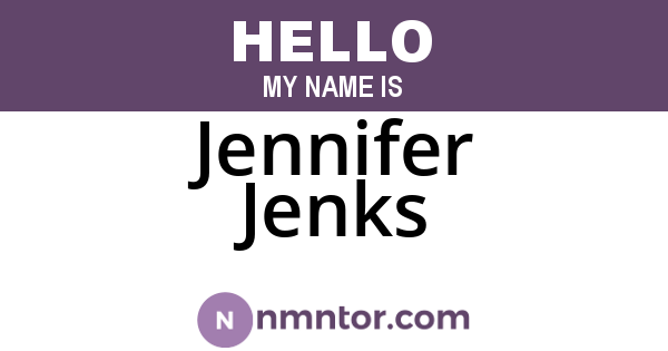 Jennifer Jenks