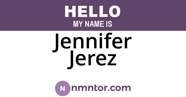 Jennifer Jerez