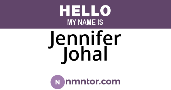 Jennifer Johal