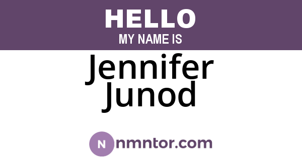 Jennifer Junod