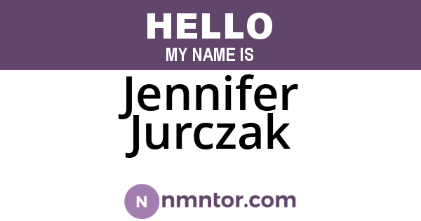 Jennifer Jurczak