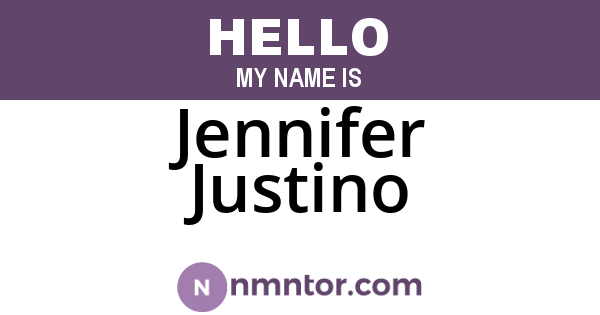 Jennifer Justino