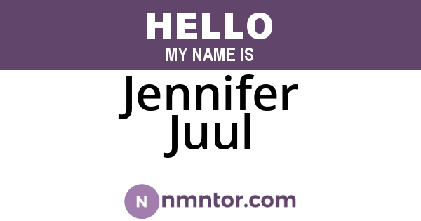 Jennifer Juul