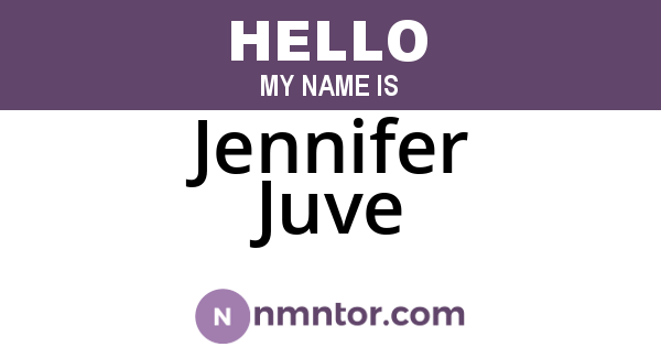 Jennifer Juve