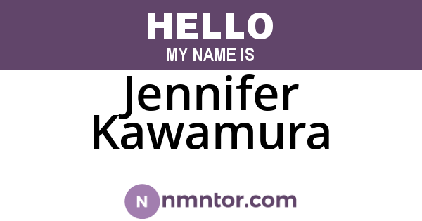 Jennifer Kawamura
