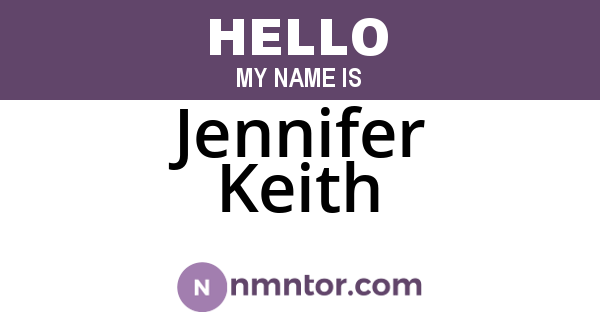 Jennifer Keith