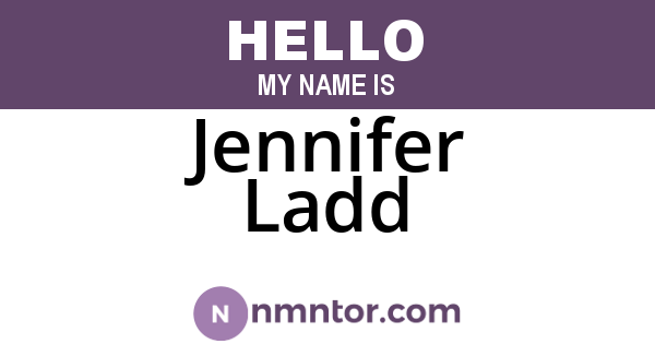 Jennifer Ladd