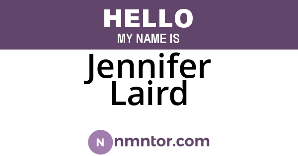 Jennifer Laird
