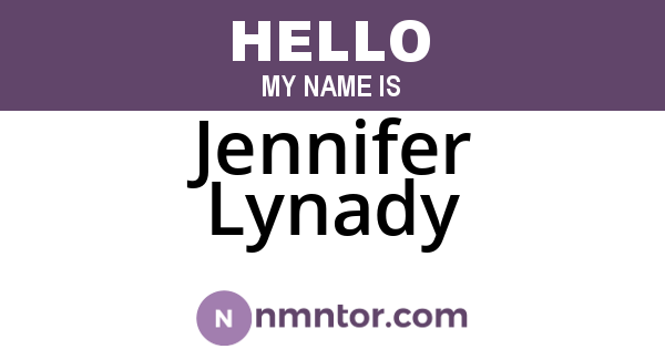 Jennifer Lynady