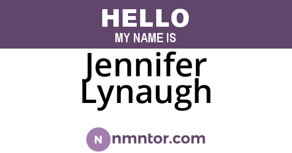 Jennifer Lynaugh